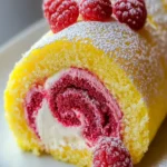 Lemon Raspberry Velvet Roll Cake First Image First Image