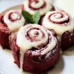Red Velvet Cinnamon Rolls First Image First Image