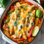Easy Chicken Fajita Casserole Recipe First Image First Image