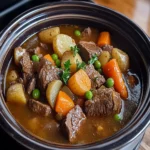 Easy slow cooker beef stew First Image First Image