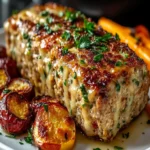 Delightful Garlic Parmesan Chicken Meatloaf Recipe First Image First Image