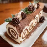 Gourmet Tiramisu Yule Log Cake First Image First Image