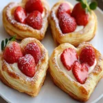 Strawberry Cream Cheese Heart Danishes First Image First Image
