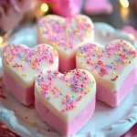 Valentine’s Day Sugar Cookie Fudge Homemade First Image First Image