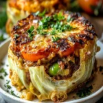 Easy Crispy Cabbage Burger Bake First Image First Image