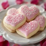 Soft Valentine’s Frosted Sugar Cookies First Image First Image
