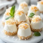 No-bake Coconut Cheesecake Bites First Image First Image