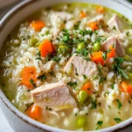Turkey Rice Soup Bowl First Image First Image