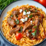 Giouvetsi (Greek Beef Stew with Orzo) First Image First Image