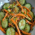 Spicy Sesame Cucumber Carrot Salad First Image First Image