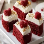 Heart-Shaped Red Velvet Mini Cakes First Image First Image