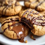 Peanut Butter Chocolate Caramel Cookies First Image First Image