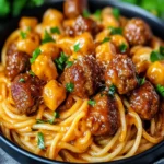 Cheddar BBQ Ranch Meatball Pasta First Image First Image