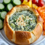 Ultimate Spinach Artichoke Dip in a Bread Bowl First Image First Image