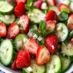 Cucumber Strawberry Salad First Image First Image