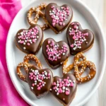 Valentine Chocolate Pretzel Hearts First Image First Image