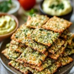 Baked Zucchini Herb Crackers First Image First Image