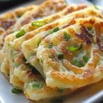 Crispy Rice Paper Scallion Pancakes First Image First Image