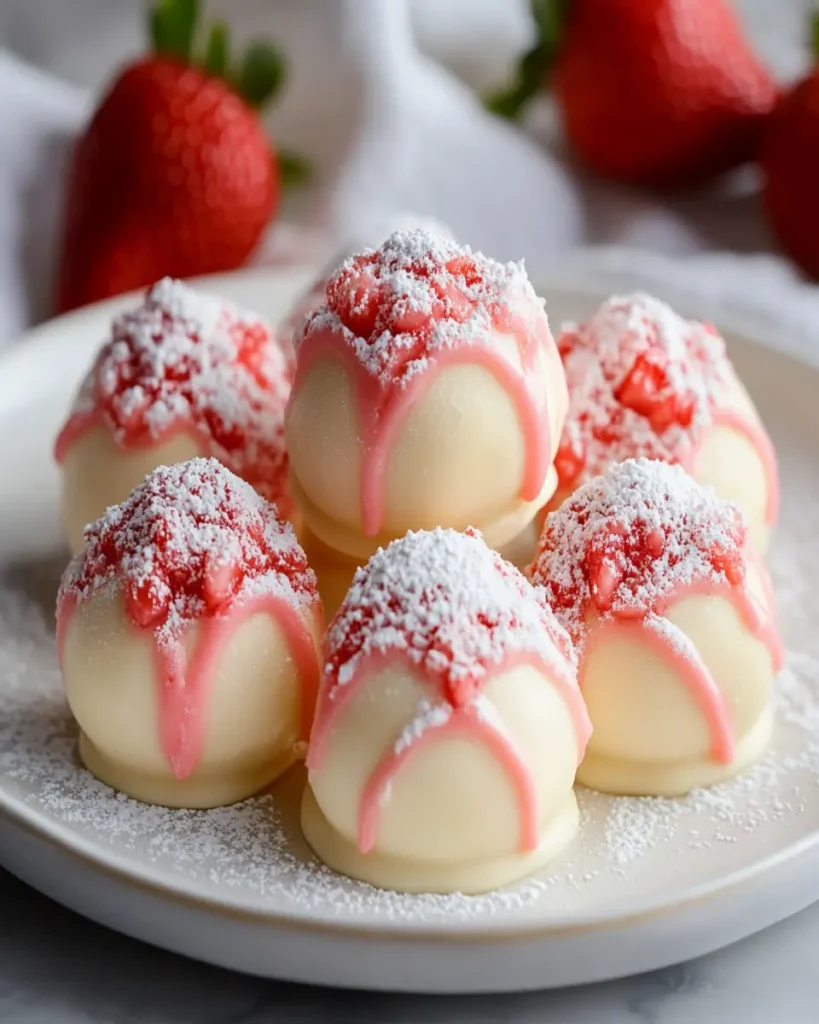 Strawberry Shortcake Truffles First Image First Image