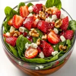 Strawberry Spinach Crunch Salad First Image First Image
