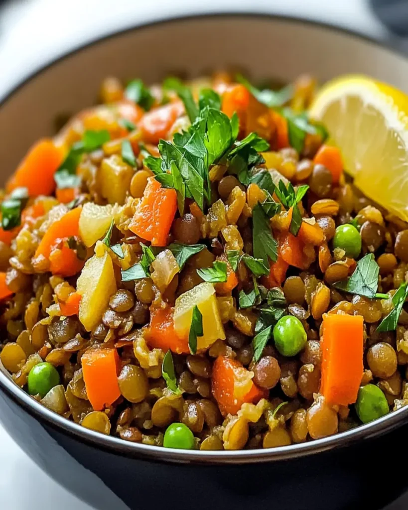 One-Pot Lentil Veggie Pilaf First Image First Image