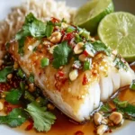 Thai Lime-Garlic Steamed Fish Recipe First Image First Image