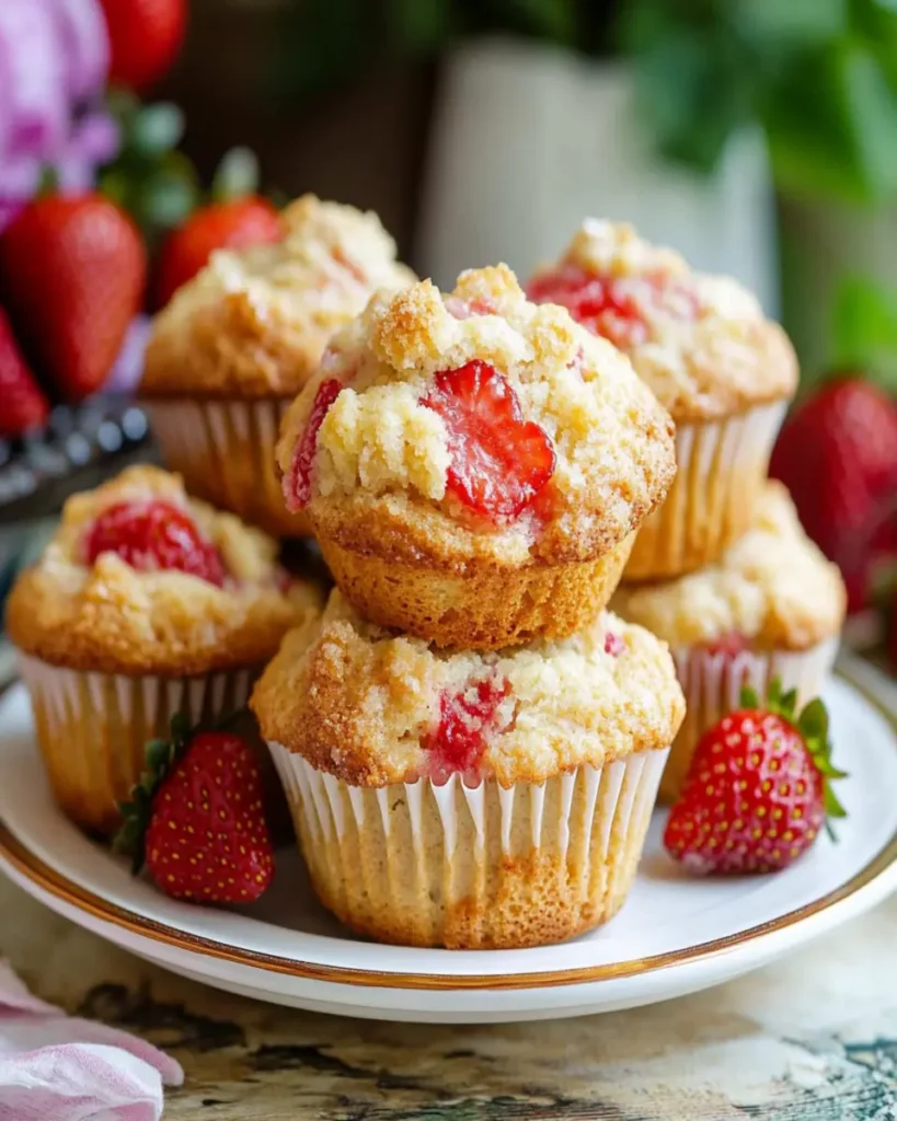 Strawberry Cream Cheese Muffins First Image First Image