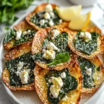 Mediterranean Spinach & Feta Crisps Quick Snack First Image First Image