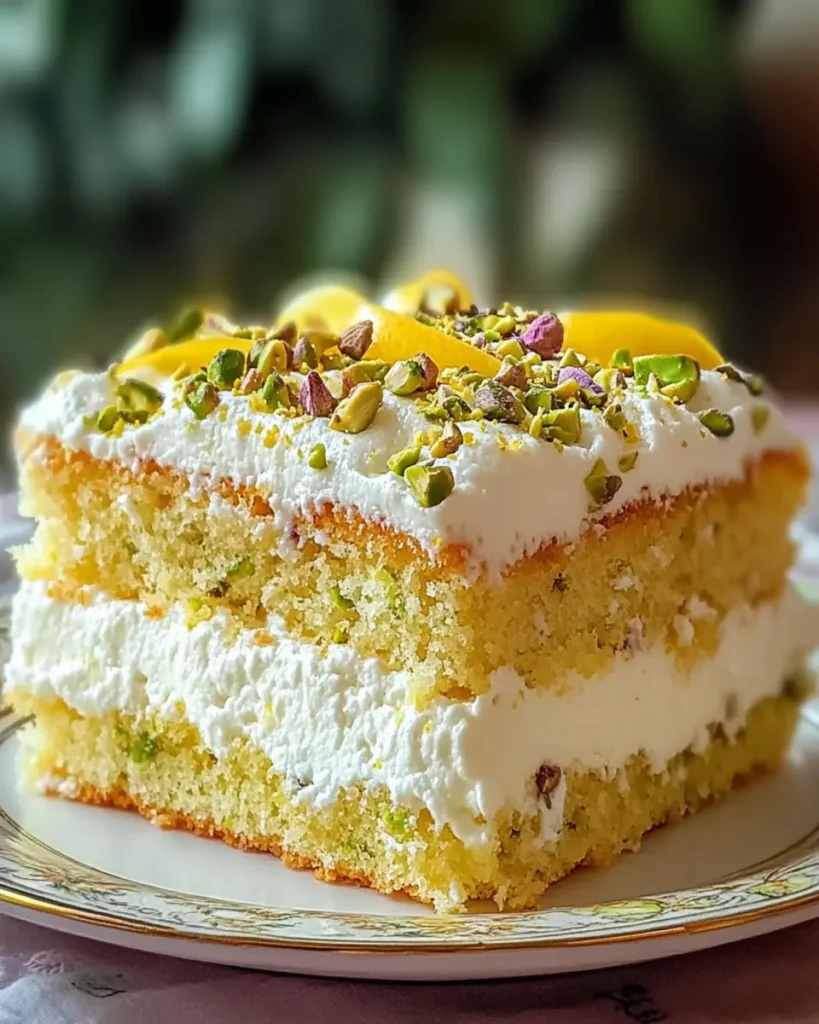 Lemon Pistachio Ricotta Cloud Cake First Image First Image