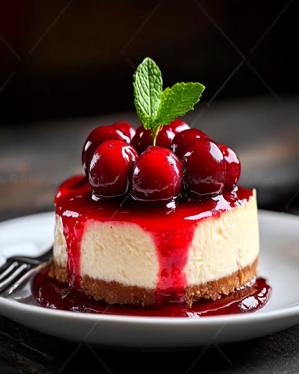Cherry Cheesecake Recipe Baking Guide Download First Image