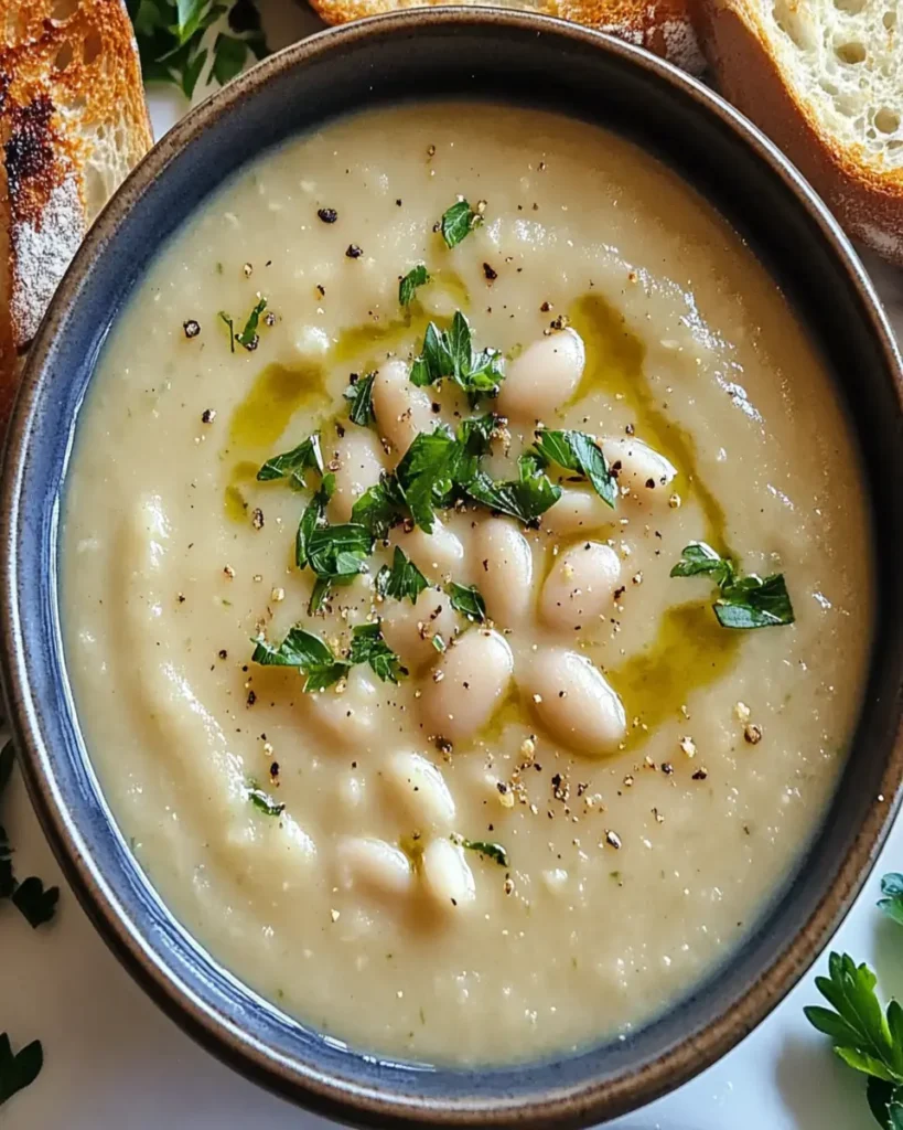 Roasted Celery Root and White Bean Soup First Image First Image