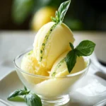 Lemon Basil Sorbet: Refreshing Summer Bliss Awaits First Image First Image