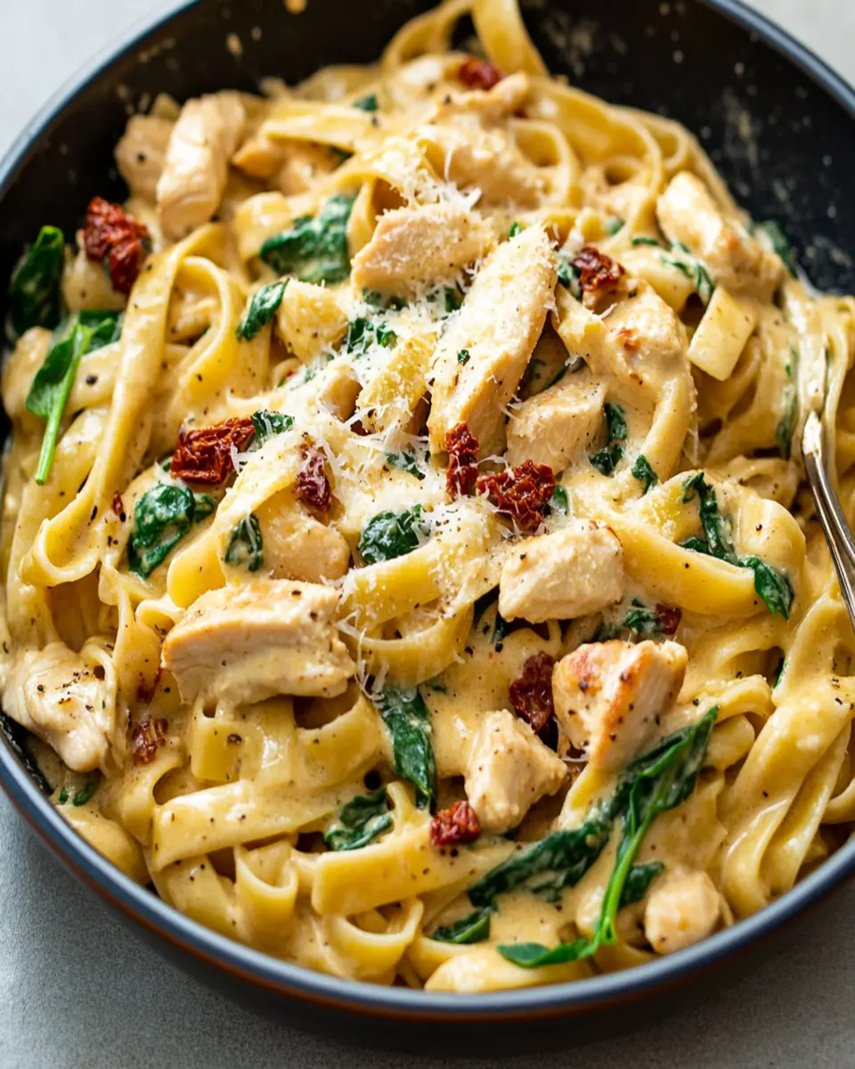 Creamy Tuscan Chicken Pasta First Image First Image