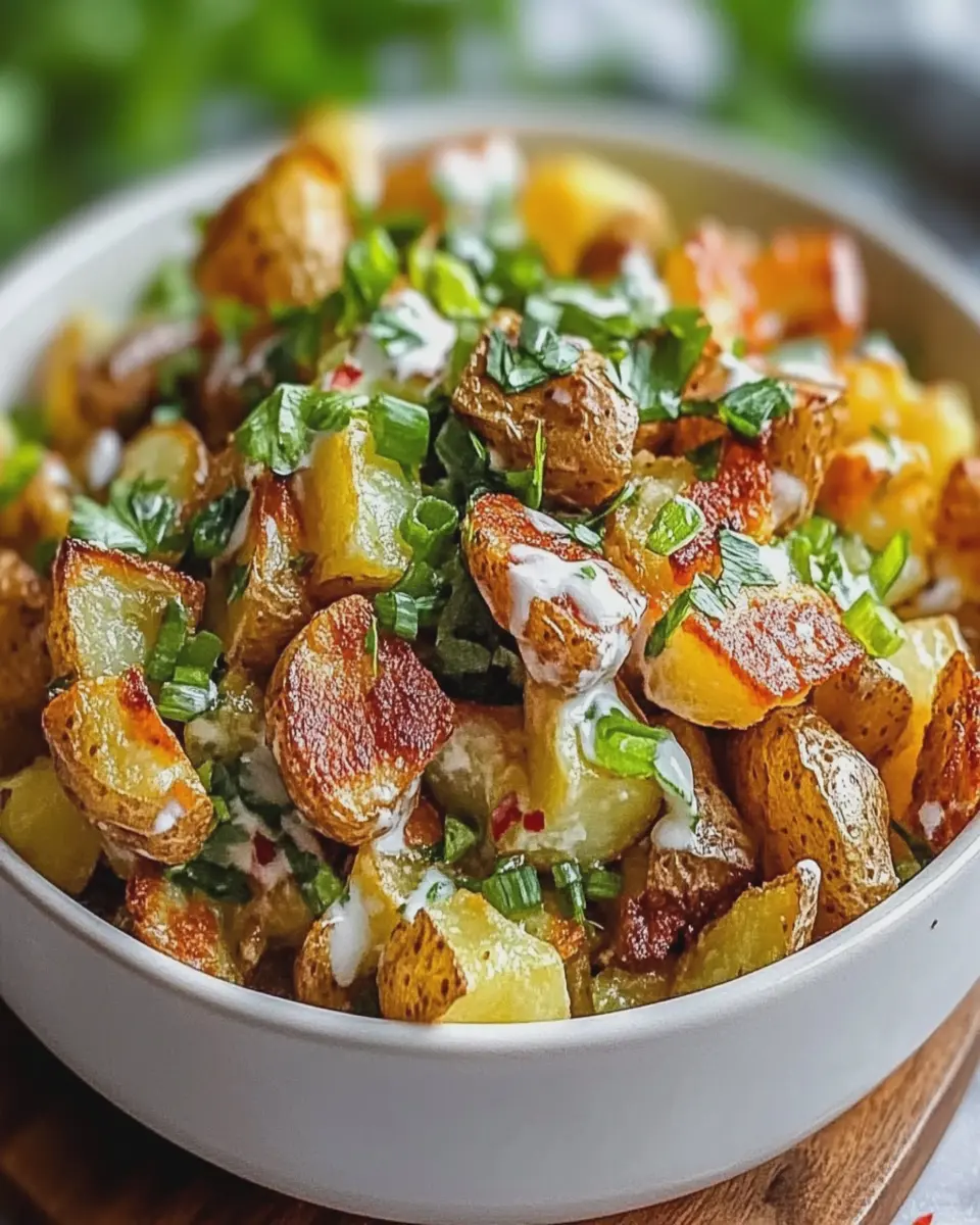 Viral Crispy Smashed Potato Salad First Image First Image