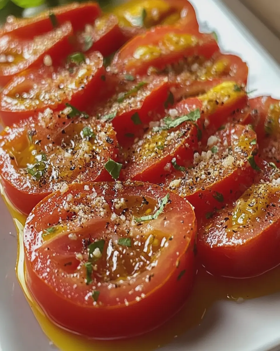 Marinated Tomatoes First Image First Image