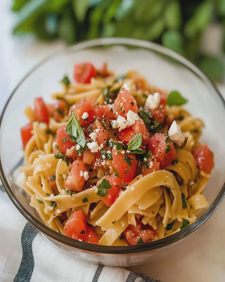 Fresh Bruschetta Pasta First Image First Image